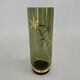 Vase vintage des années 1960 à décor doré, Tchécoslovaquie