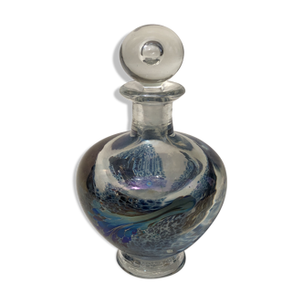 A. Pierini signed glass bottle