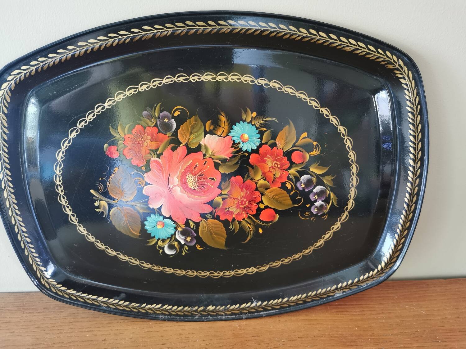 Vintage Russian tray