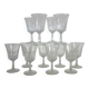 12 Regency Luminarc wine glasses from the 70s