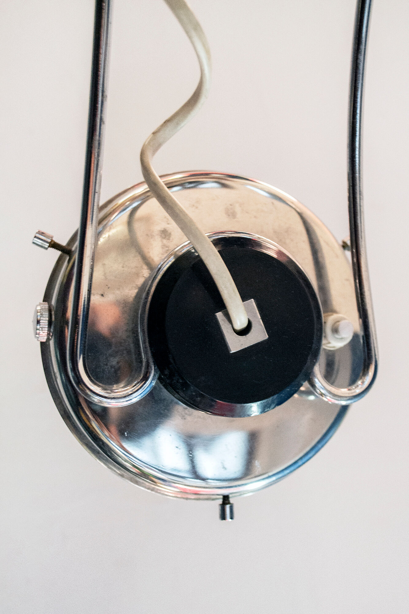 Steel Wall Lamp by Francesco Fois for Reggiani, Italy, 1960s