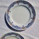 Set of 4 old dessert plates, Earthenware, Ironstone, Sté Amand