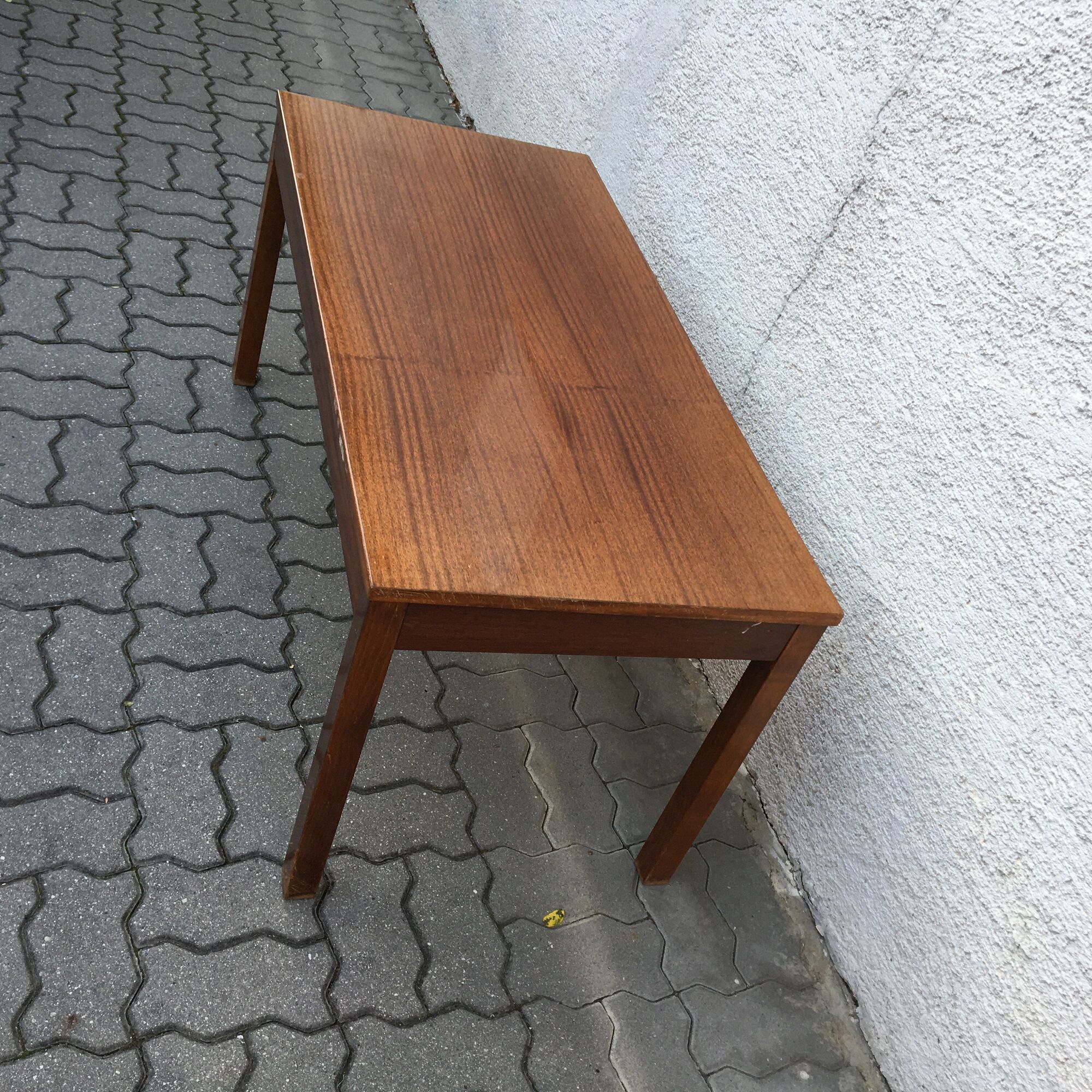 Vintage interier praha coffee side conference table polished angara 70s