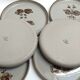 Flat plates made of Arnon stoneware