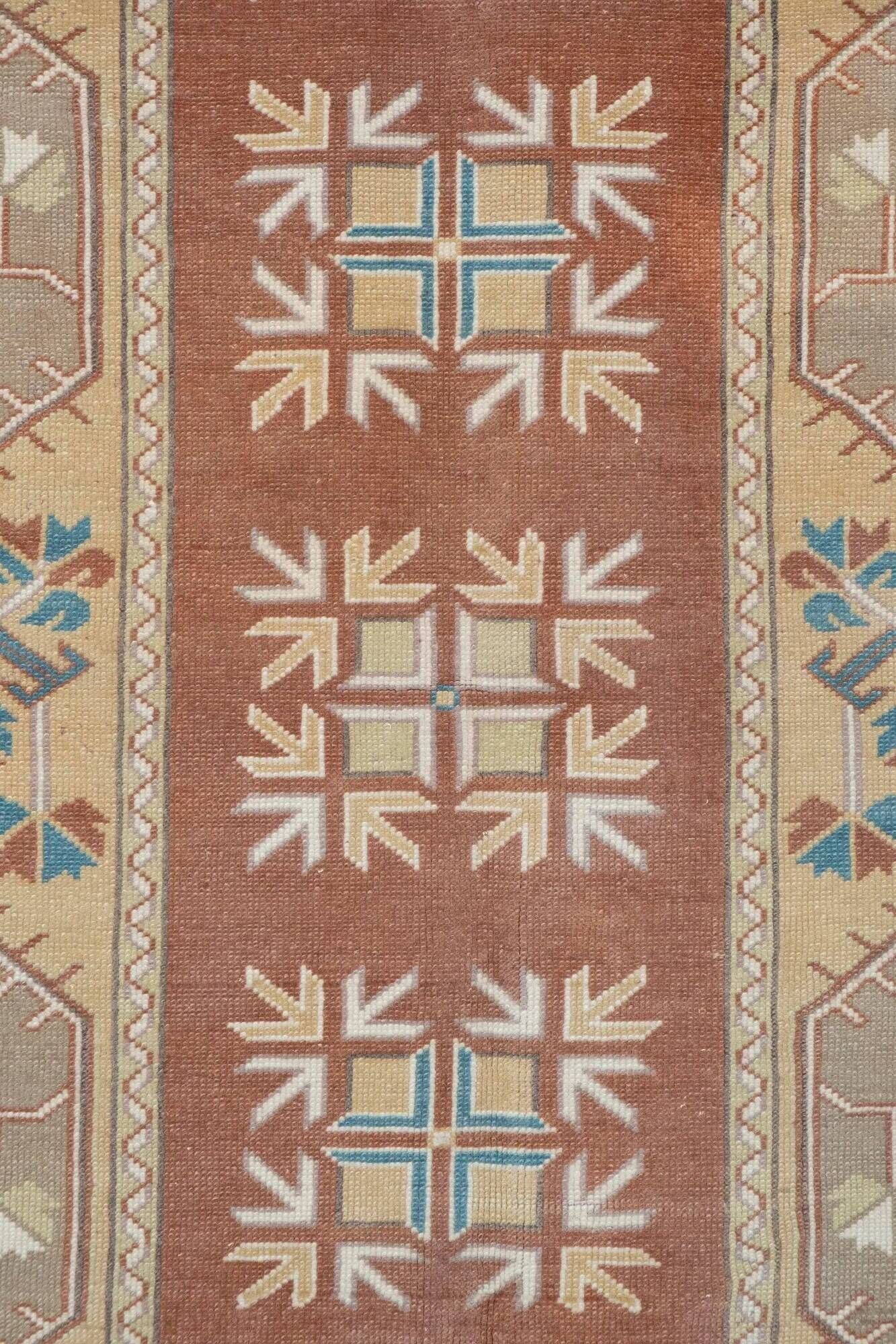 Vintage Turkish Oushak rug 155x237 cm