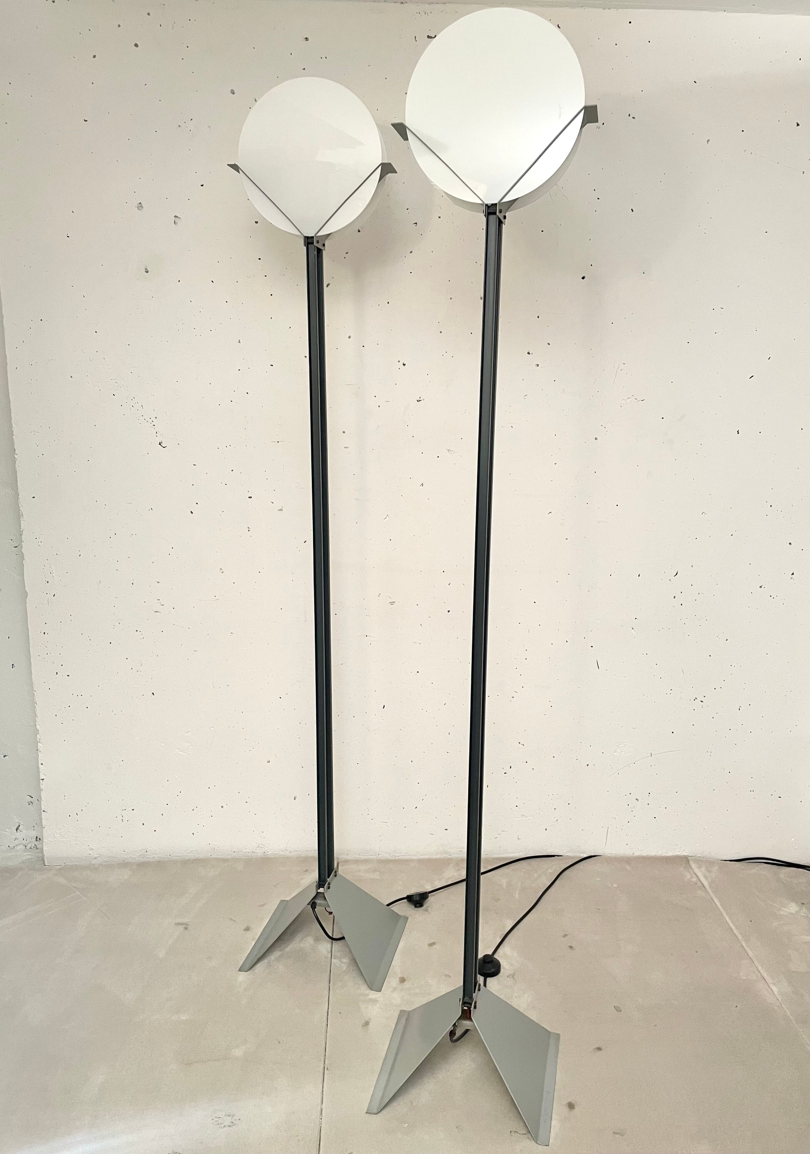 Pair of floor lamps Menno Dieperink, 1980