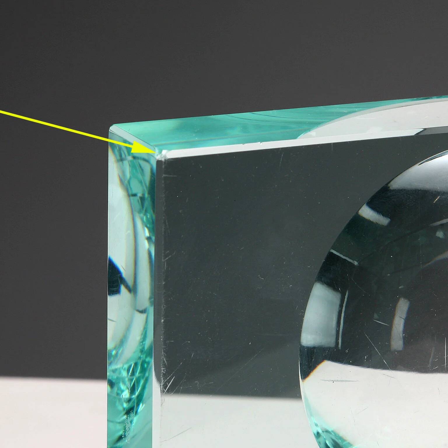 Vintage Murano glass ashtray, Italian design from the 1960s.