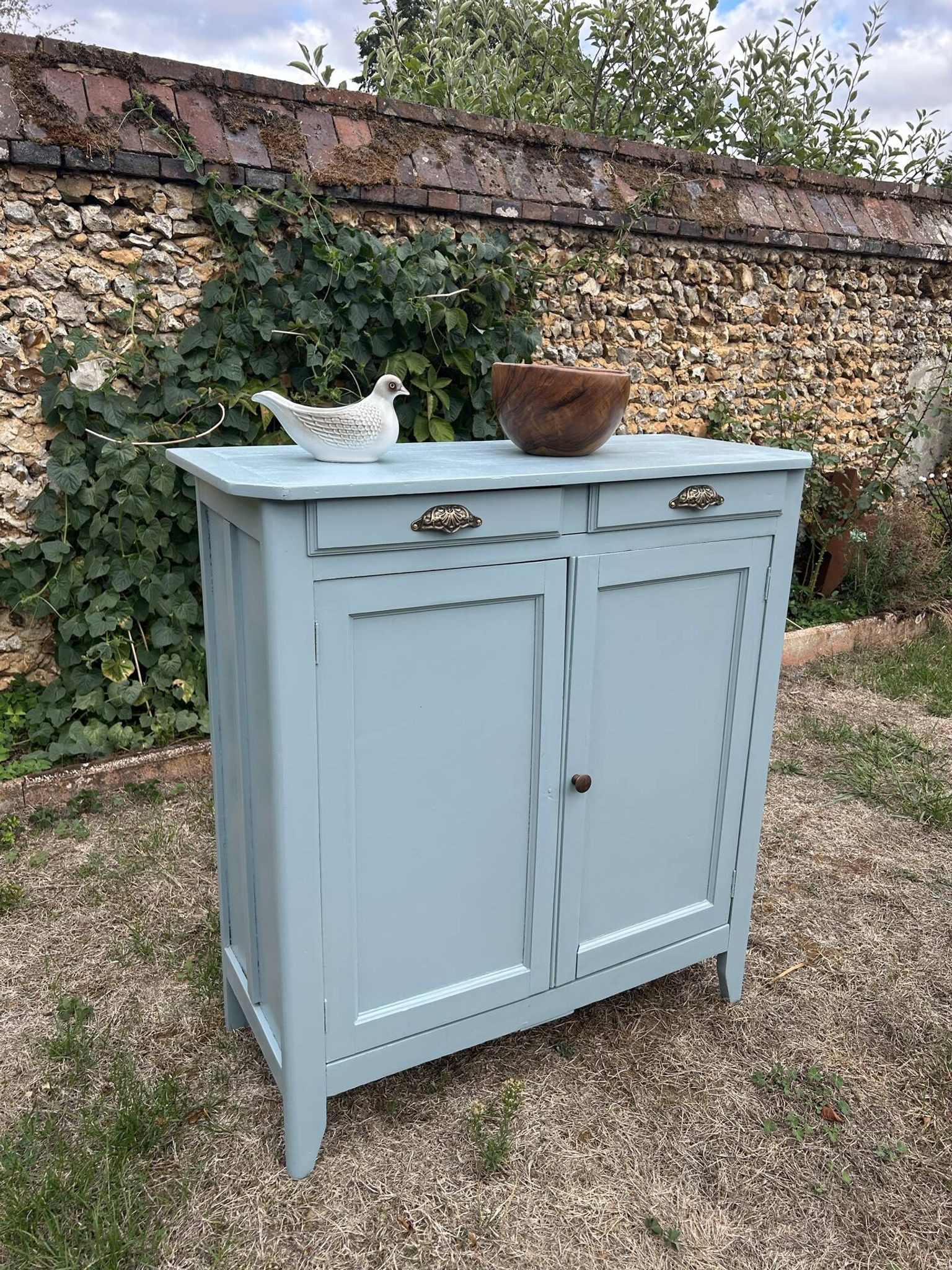 Buffet parisien vintage bleu 