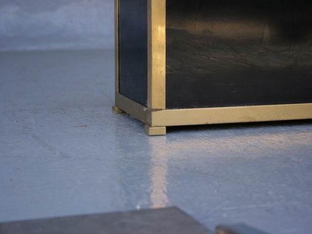 Design planter 1970 brass & bronze