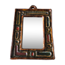 Ceramic mirror from the 50s / 60s - 39x30cm
