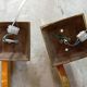 Pair of Empire pine cone gilded metal articulated wall lights