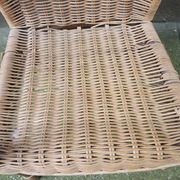 Old wicker chair for children