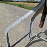Set of 2 high workshop chairs, Nicolle model, known as whale tail