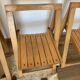 Suite de 4 chaises pliantes