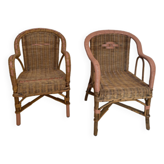 Wicker armchair