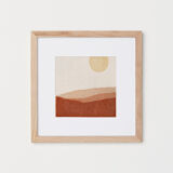 Painting on framed paper • M523 • signed Eawy