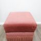 Pink square pouf