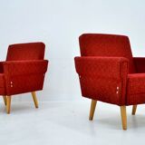 1950s Pair of Armchair, Czechoslovakia