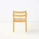 Oak Niels Møller model 67 papercord dining chair