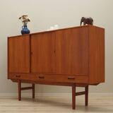 Teak highboard, Danish design, 1960s, production: Denmark
