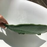 Exotic leaf fruit bowl