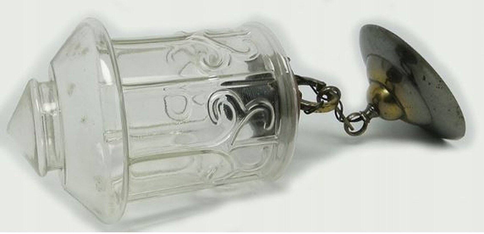 Art Nouveau pendant lamp, France, 1890s