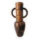 Decorative vase turned from solid olive wood – vintage