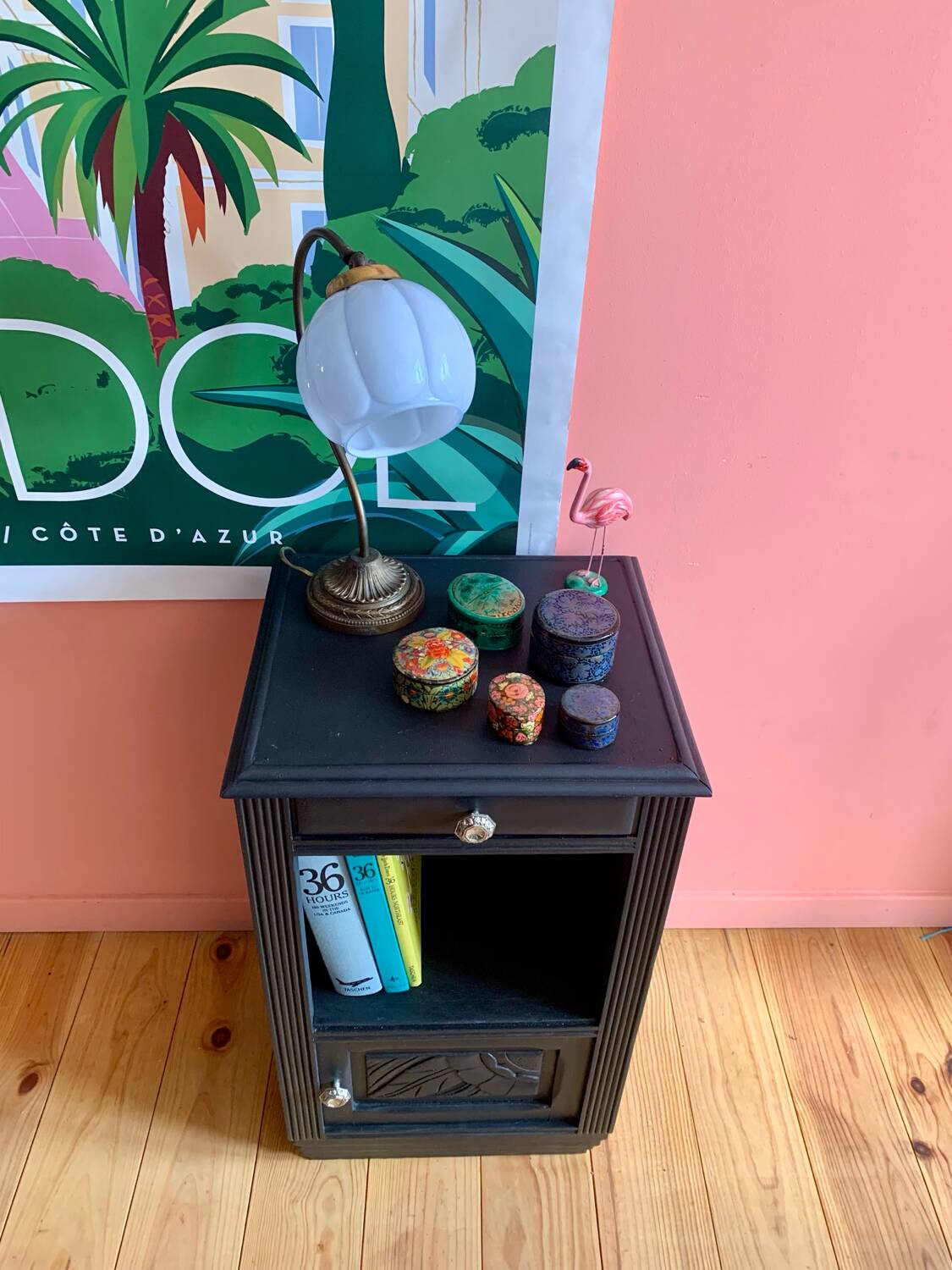 Art Deco bedside table