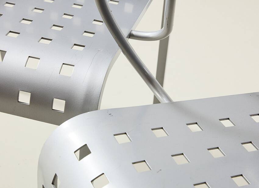 Pietro Arosio Pair of Mirandolina Chairs for Zanotta Italy 1993