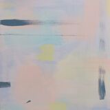 Modern abstract art canvas Forbidden Colours