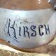 Old carafe kirsch crystal Baccarat and mother-of-pearl