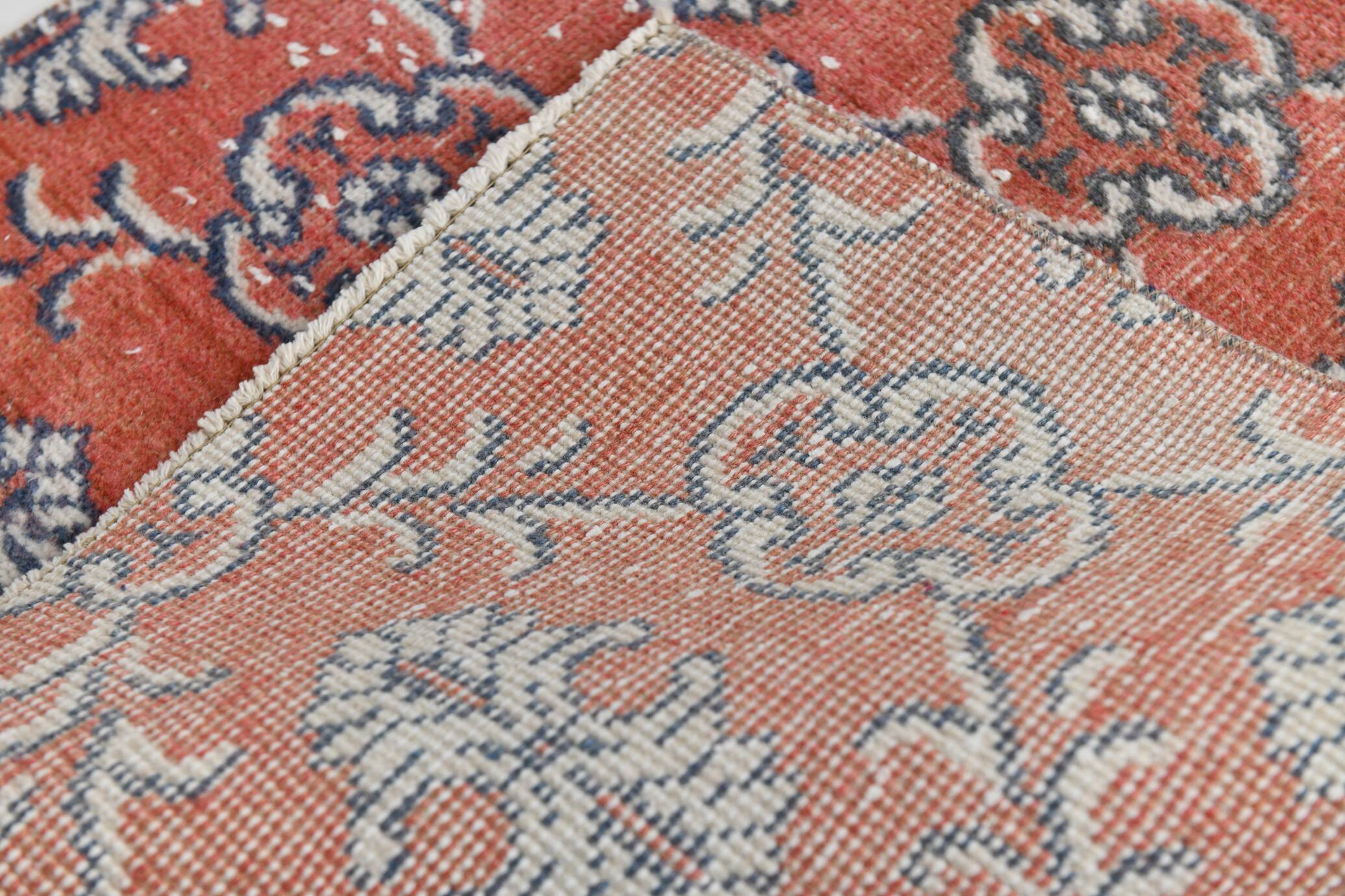 2x7 narrow vintage runner rug, 73x225cm