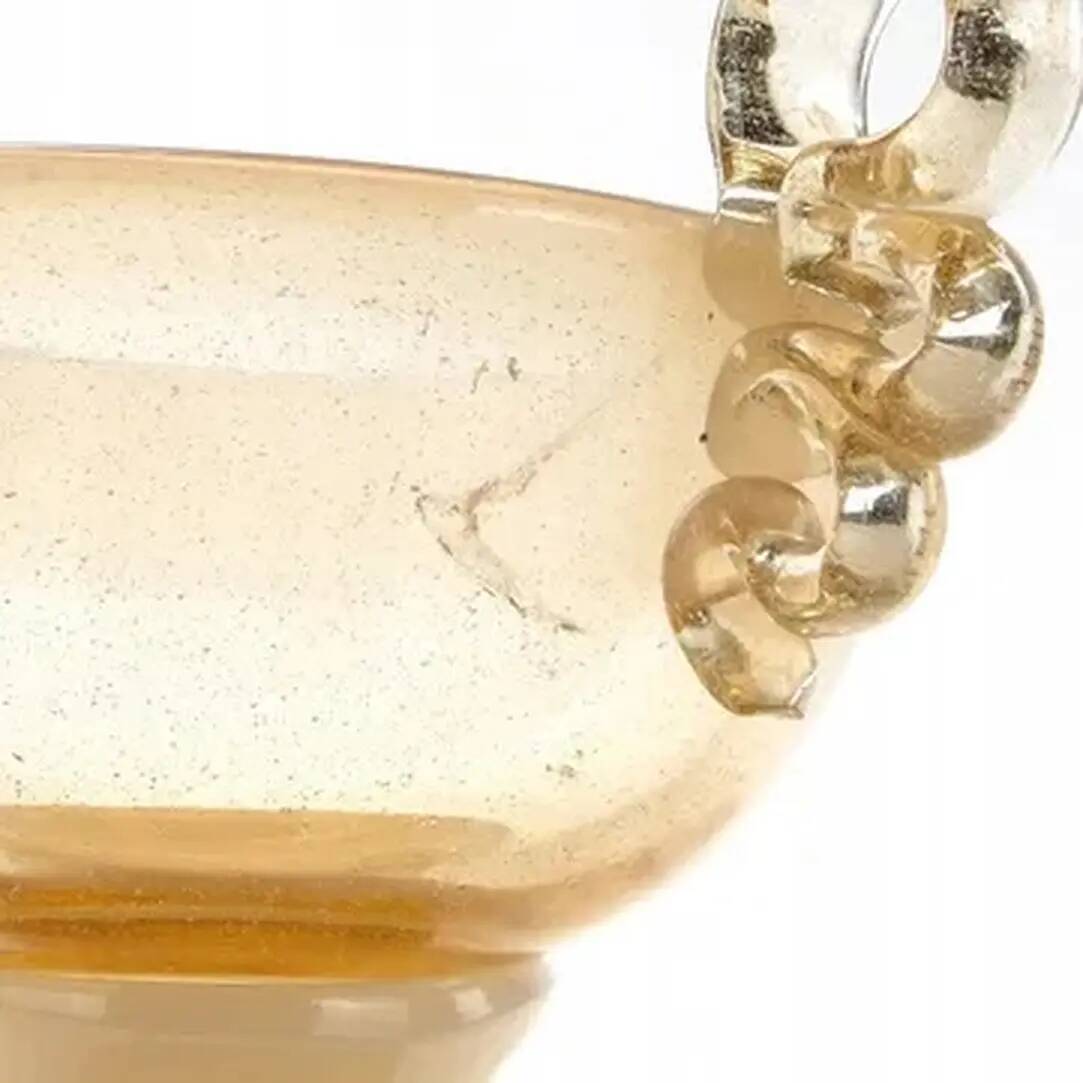 Modernism vase, glass, designed by J. Słuczan-Orkusz, Poland, 1970s