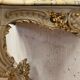 Carved console Louis XV style painted and gilded wood XX century