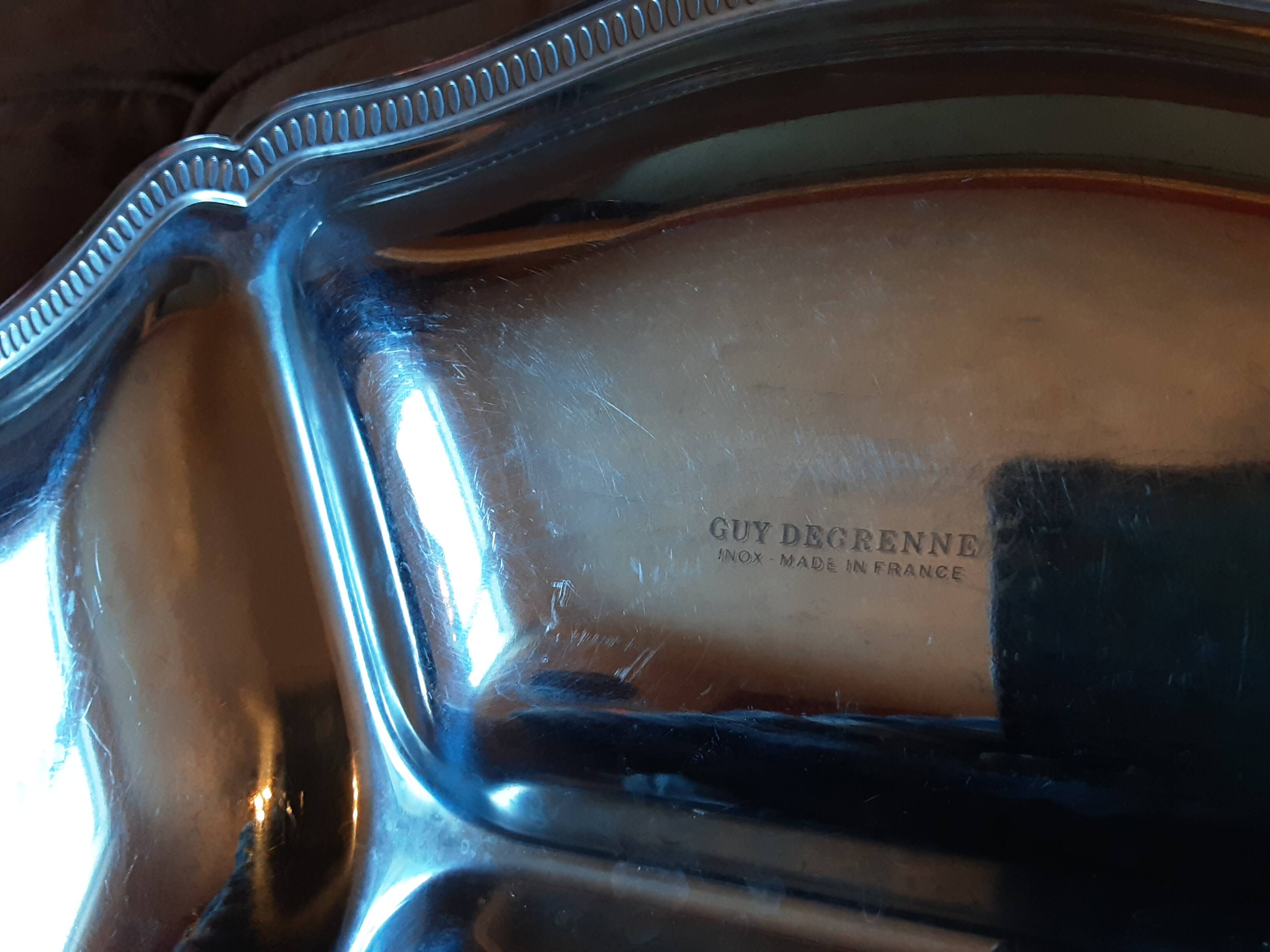 Guy Degrenne plate compartments