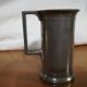 Baby Whiskey double jigger in pewter