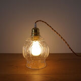 Suspension molded glass globe player