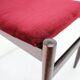 1960s danish teak stool in fabric