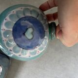 Lot of trays and vases by Cloutier Ceramics.