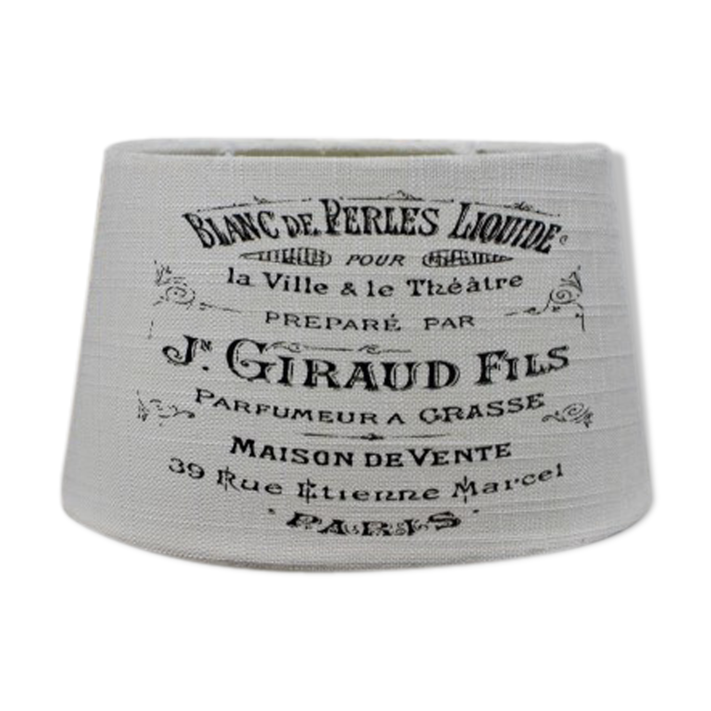 White Lampin in Fabrics