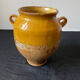 Old pot confit / fat glazed terracotta yellow southwest France