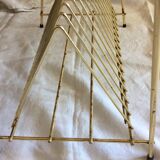 Side table wearing vinyl or journals