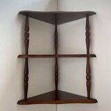 Small corner wall shelf