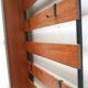 Large standing vintage coat rack with mirror and shoe cabinet made in the 1960s