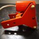 Lampe spot à pince orange 100% 1970 vintage