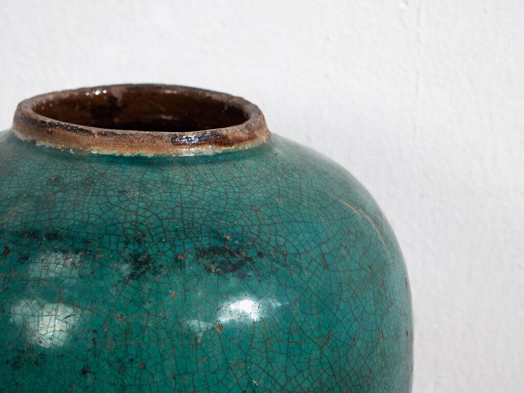 Round green antique vase (c.1820) #28