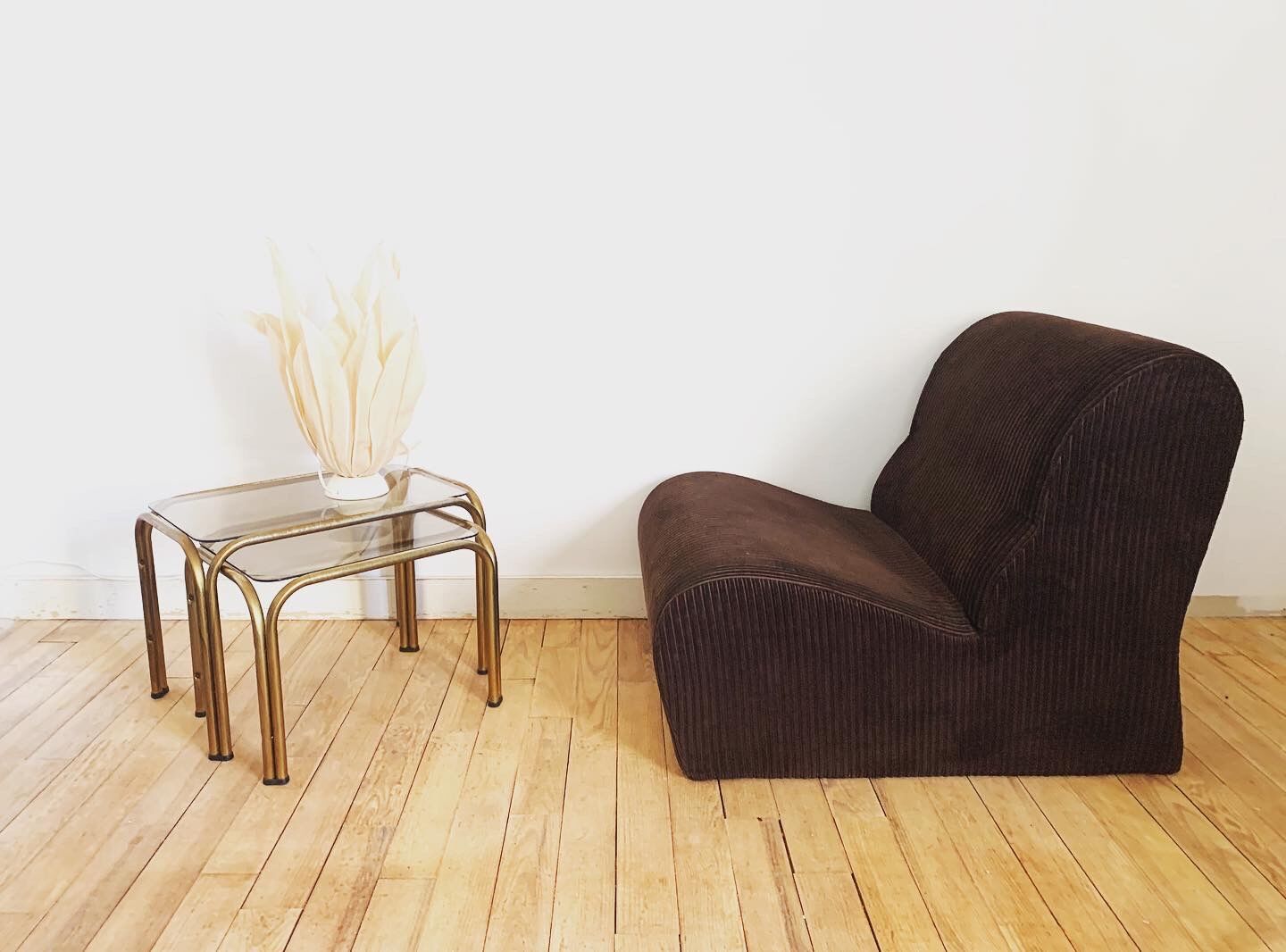 Velvet armchair 1970