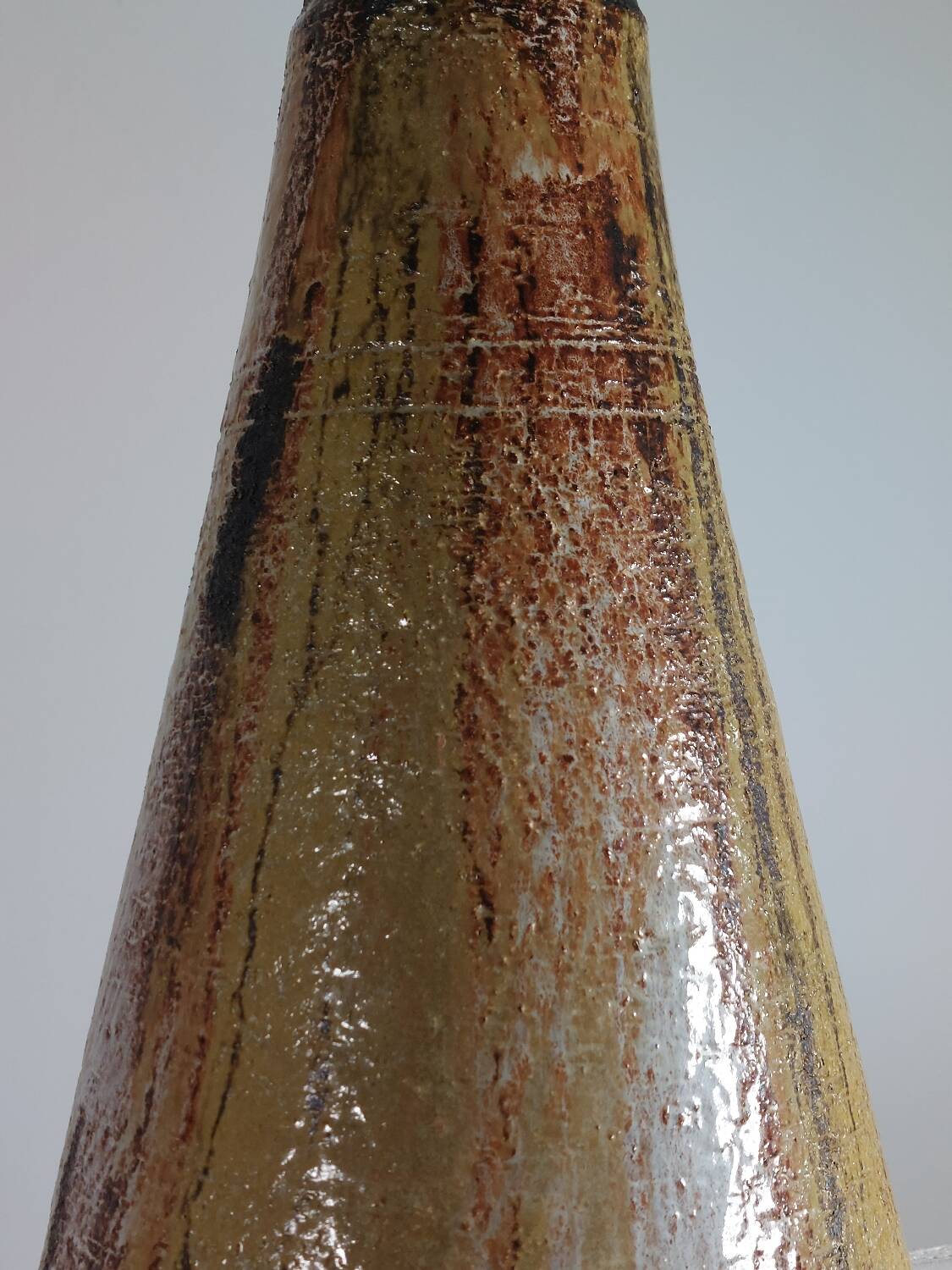 Vintage mid century ome of a kind ceramic lamp base