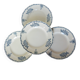 4 ironstone dinner plates from St Amand