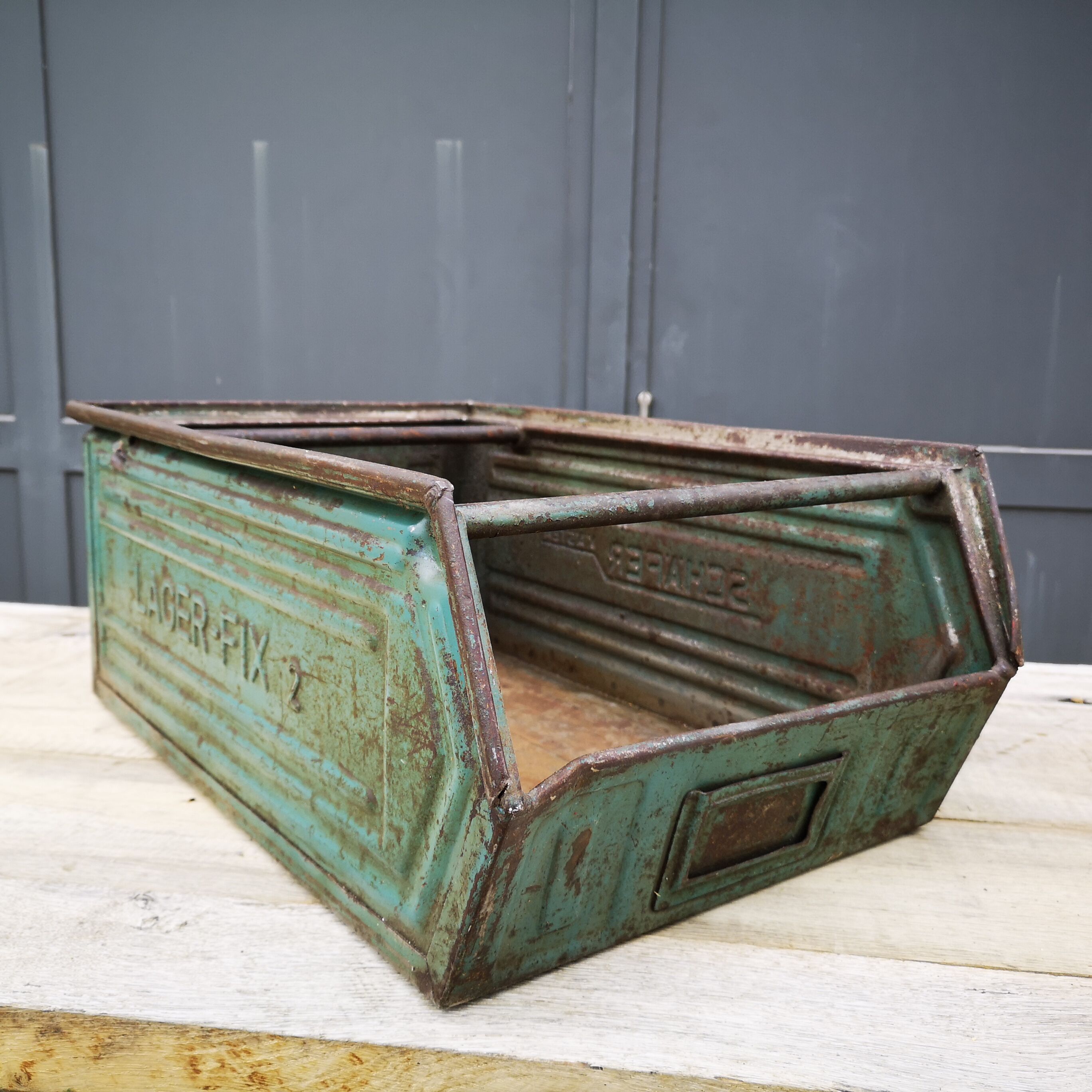 Schafer storage crate, 1950.